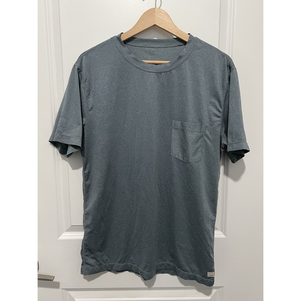 Vuori Mens Performance Pocket T Shirt Breathable Athletic Gym Estimated Sz Small